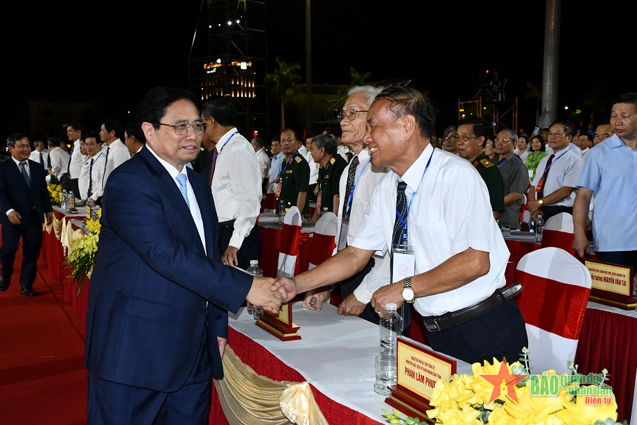 Thủ tướng Phạm Minh Chính dự lễ kỷ niệm 420 năm hình thành tỉnh Quảng Bình

